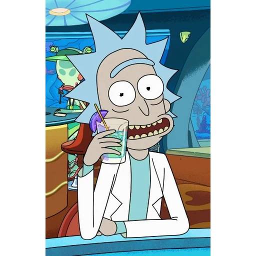 Набор стикеров Рик и Морти №12 для WhatsApp 24