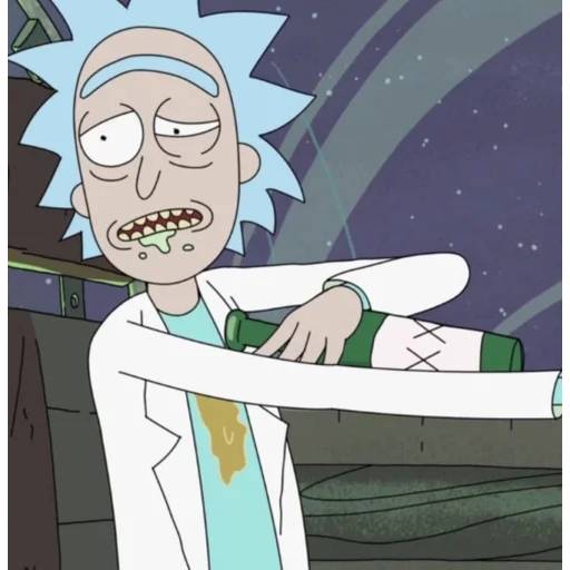 Набор стикеров Рик и Морти №12 для WhatsApp 29