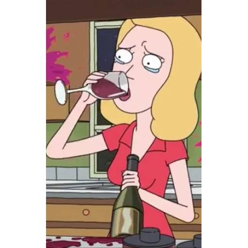 Набор стикеров Рик и Морти №12 для WhatsApp 7