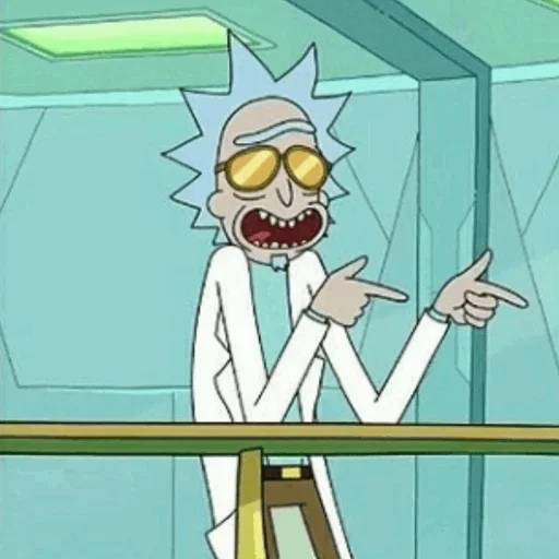 Набор стикеров Рик и Морти №32 для WhatsApp 6