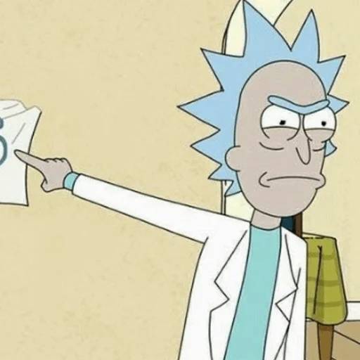 Набор стикеров Рик и Морти №32 для WhatsApp 9