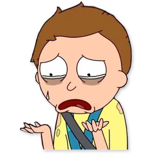 Набор стикеров Рик и Морти №39 для WhatsApp 21