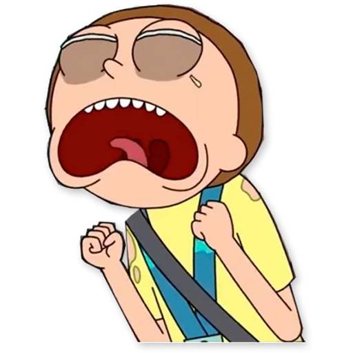 Набор стикеров Рик и Морти №39 для WhatsApp 22