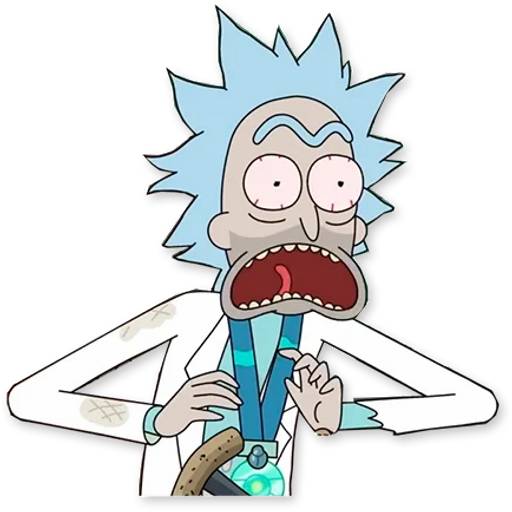 Набор стикеров Рик и Морти №39 для WhatsApp 24