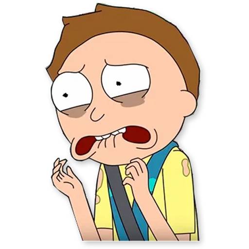 Набор стикеров Рик и Морти №39 для WhatsApp 28