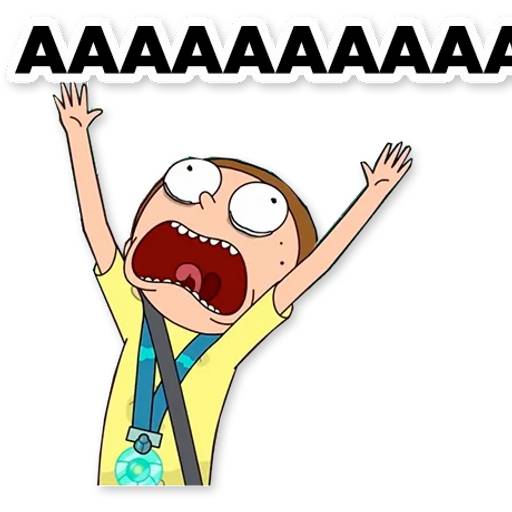 Набор стикеров Рик и Морти №39 для WhatsApp 3