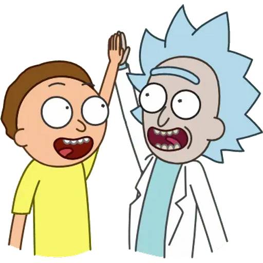 Набор стикеров Рик и Морти для WhatsApp 21