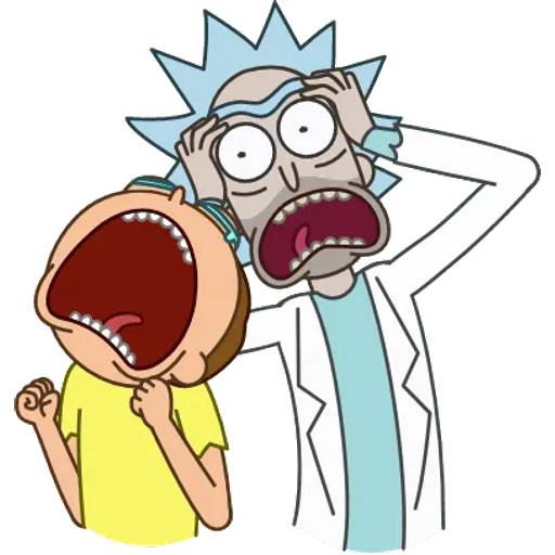 Набор стикеров Рик и Морти для WhatsApp 23