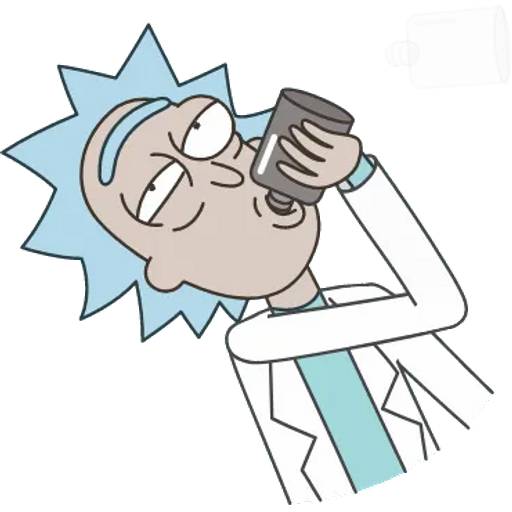 Набор стикеров Рик и Морти для WhatsApp 25