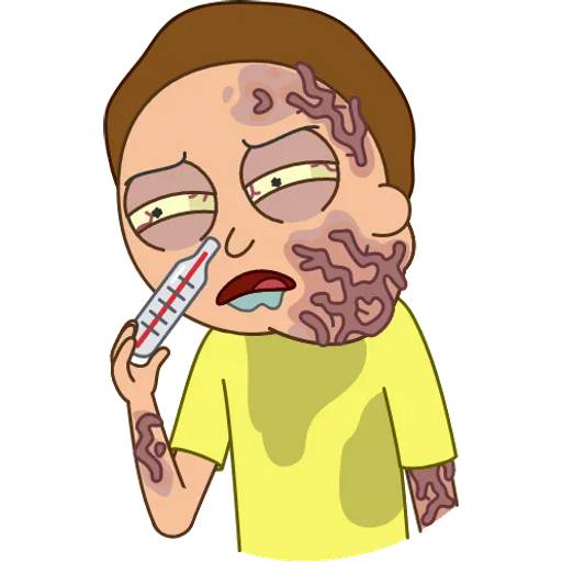 Набор стикеров Рик и Морти для WhatsApp 26