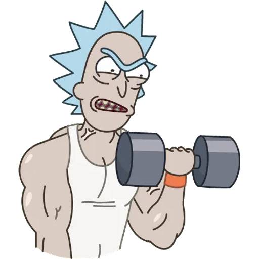 Набор стикеров Рик и Морти для WhatsApp 27