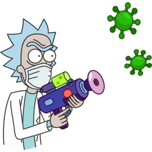 Набор стикеров Рик и Морти для WhatsApp 29