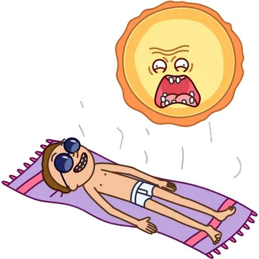 Набор стикеров Рик и Морти для WhatsApp 30