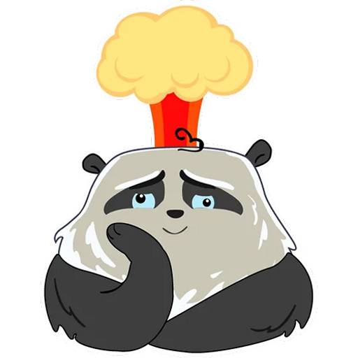 Набор стикеров с Пандой №5 для WhatsApp 10