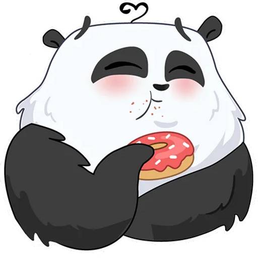 Набор стикеров с Пандой №5 для WhatsApp 13