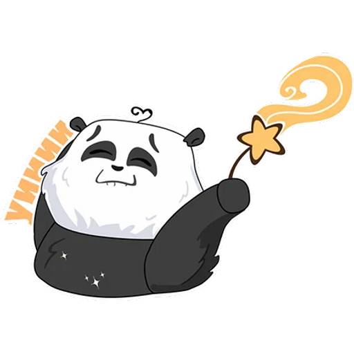 Набор стикеров с Пандой №5 для WhatsApp 14