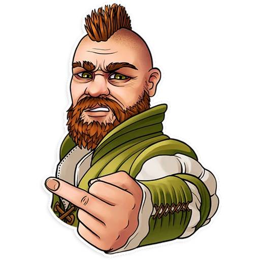 Набор стикеров Ведьмак №22 для WhatsApp 25