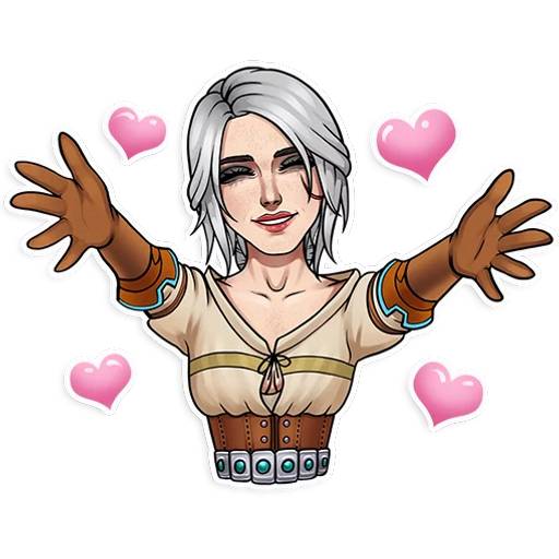 Набор стикеров Ведьмак №22 для WhatsApp 26