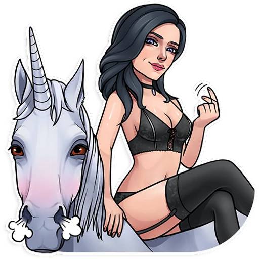 Набор стикеров Ведьмак №22 для WhatsApp 28