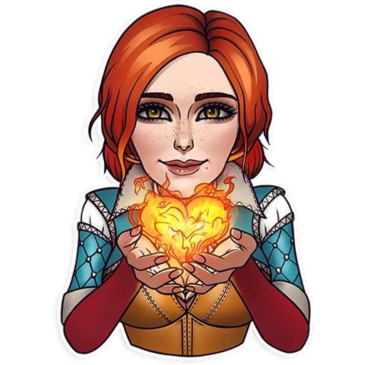 Набор стикеров Ведьмак №22 для WhatsApp 4