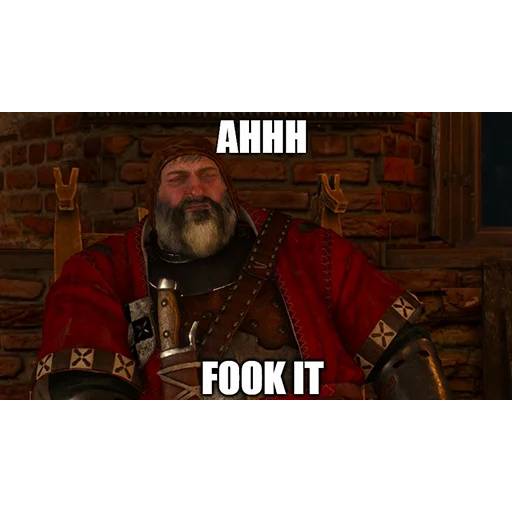 Набор стикеров Ведьмак №5 для WhatsApp 19