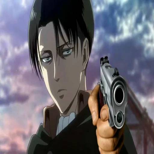 Набор стикеров Атака Титанов №34 для WhatsApp 5