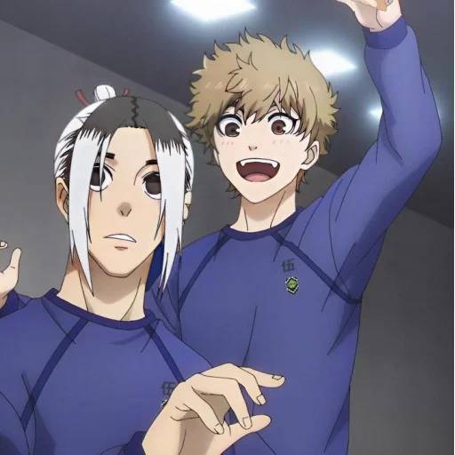 Набор стикеров Блю Лок №2 для WhatsApp 24