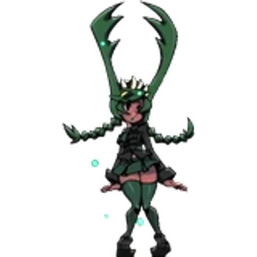 Набор стикеров Fukua skullgirls для WhatsApp 5