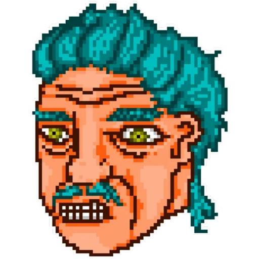 Набор стикеров Hotline Miami №1 для WhatsApp 14