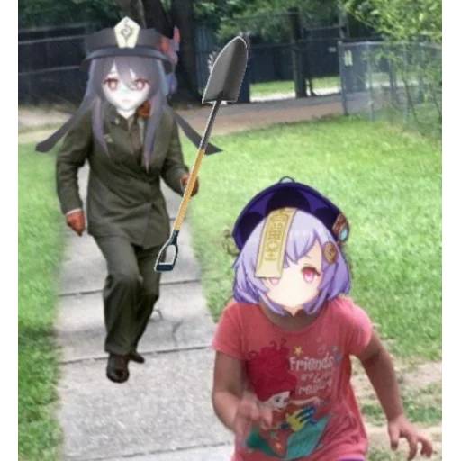 Набор стикеров Ху Тао №15 для WhatsApp 11