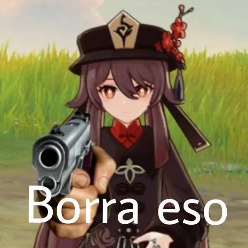 Набор стикеров Ху Тао №2 для WhatsApp 23