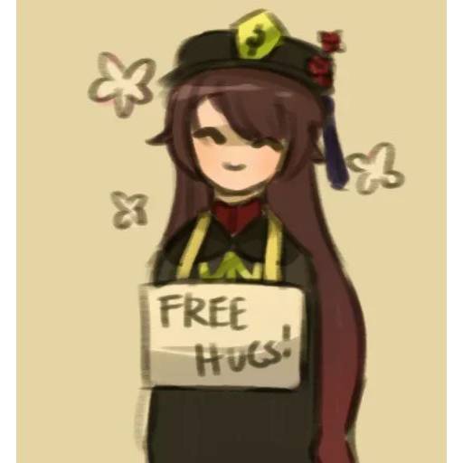 Набор стикеров Ху Тао №4 для WhatsApp 10