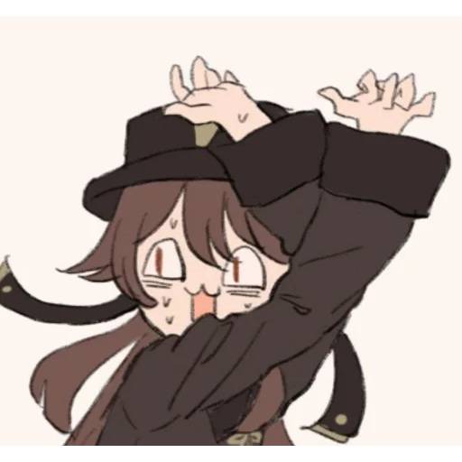 Набор стикеров Ху Тао №4 для WhatsApp 12