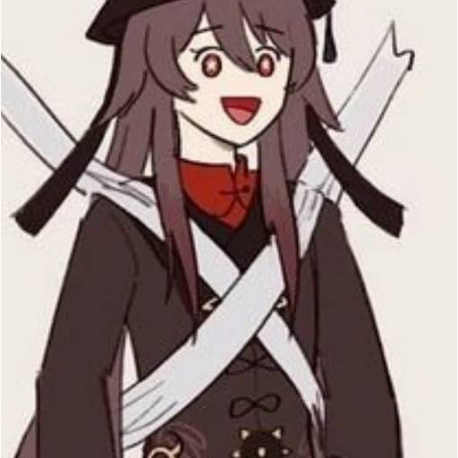 Набор стикеров Ху Тао №4 для WhatsApp 14