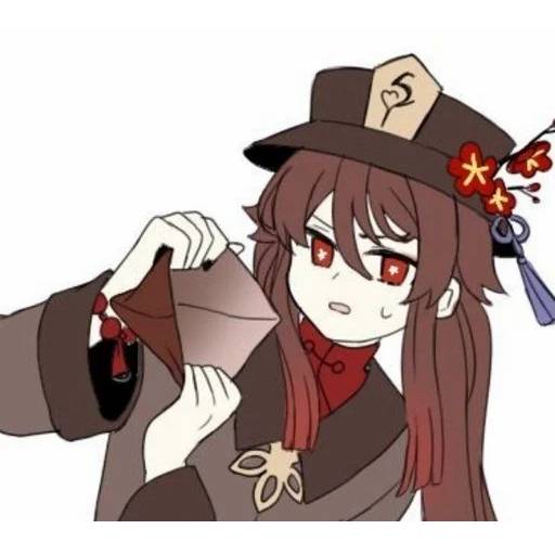 Набор стикеров Ху Тао №4 для WhatsApp 15