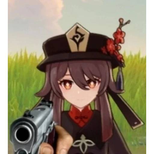 Набор стикеров Ху Тао №4 для WhatsApp 2