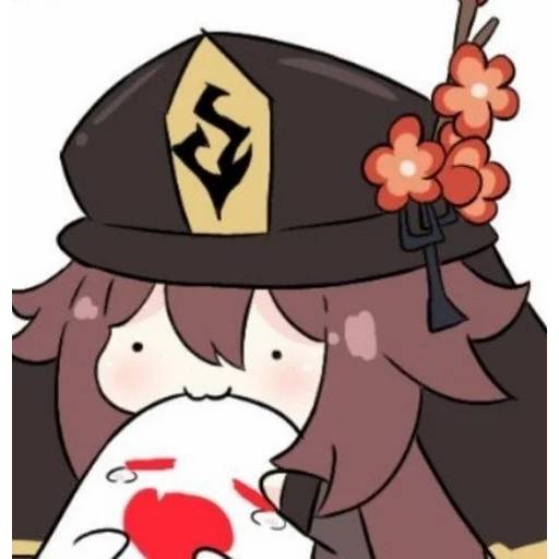 Набор стикеров Ху Тао №4 для WhatsApp 26