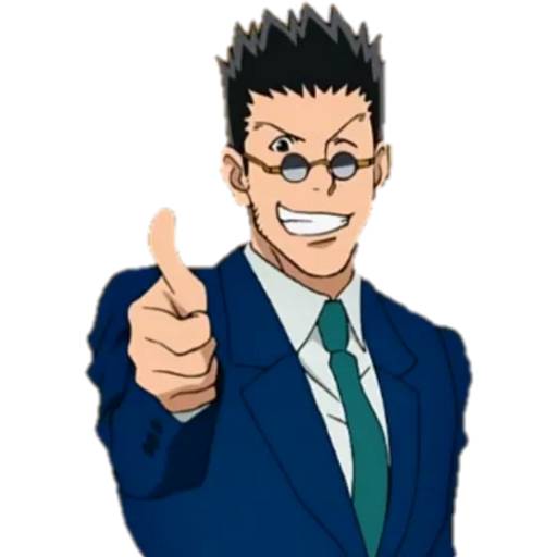 Набор стикеров Hunter × Hunter №8 для WhatsApp 17