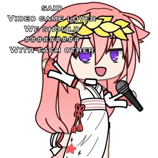 Набор стикеров Яэ Мико №5 для WhatsApp 6