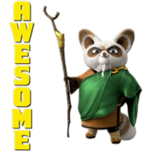 Набор стикеров Кунг-фу Панда №7 для WhatsApp 23