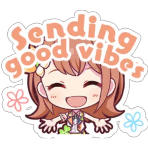 Набор стикеров Project Sekai - Hanasato Minori для WhatsApp 2