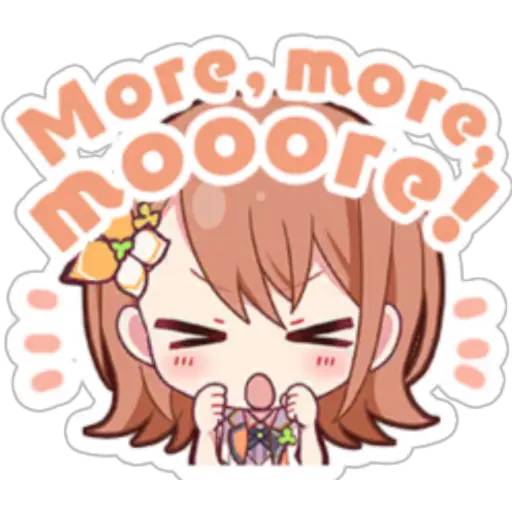 Набор стикеров Project Sekai - Hanasato Minori для WhatsApp 7