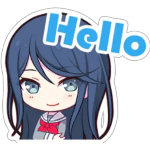 Набор стикеров Project Sekai - Hoshino Ichika для WhatsApp 1