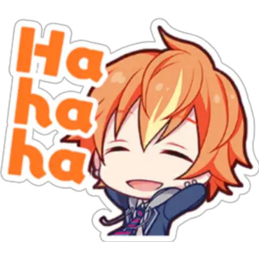 Набор стикеров Project Sekai - Shinonome Akito для WhatsApp 11