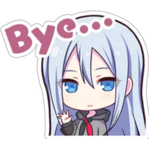 Набор стикеров Project Sekai - Yousaki Kanade для WhatsApp 3