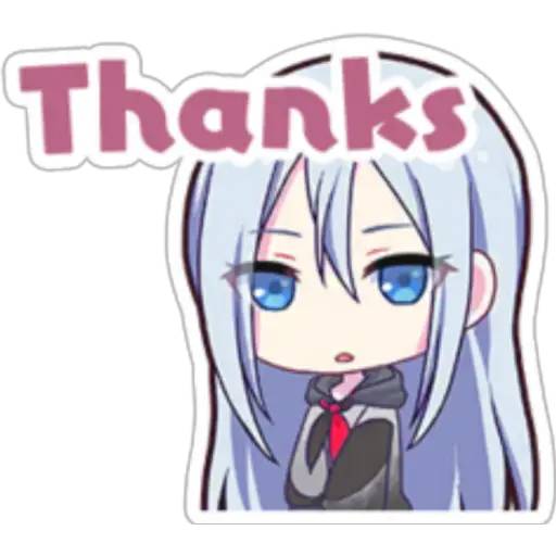 Набор стикеров Project Sekai - Yousaki Kanade для WhatsApp 8