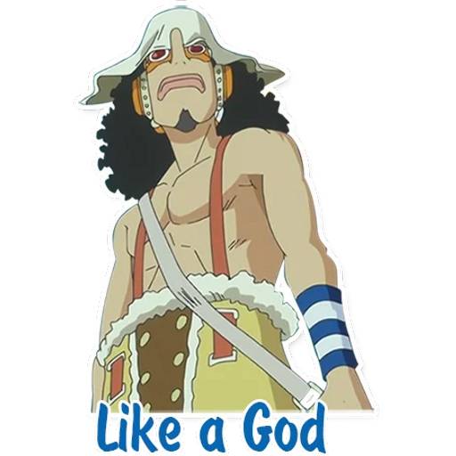 Набор стикеров Ван-Пис №20 для WhatsApp 21