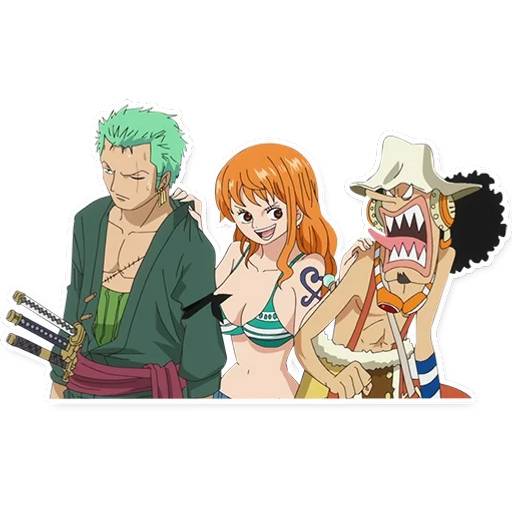 Набор стикеров Ван-Пис №20 для WhatsApp 27