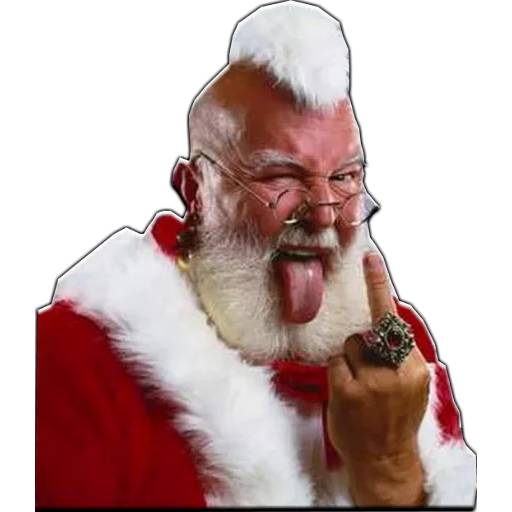 Набор стикеров Дед Мороз №6 для WhatsApp 13