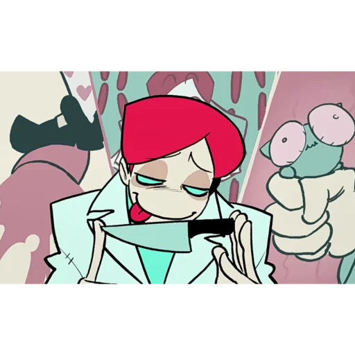 Набор стикеров ПсихоНяшки для WhatsApp 26